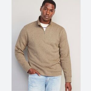 Men’s Quarter Zip Knit-Sweater- Old Navy